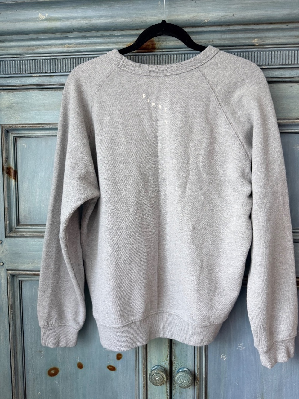 Clare V Bourgeosie Sauvage Sweatshirt in Light Gray Size M - Picture 7 of 7